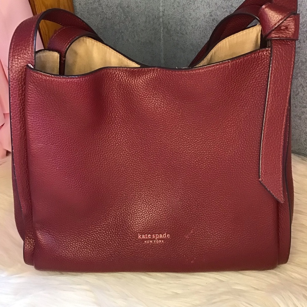 Kate spade Knott Lrg pebble leather shoulder bag - Picture 2 of 16